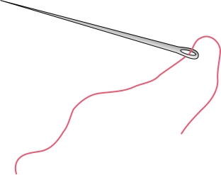 needle-and-thread-vector